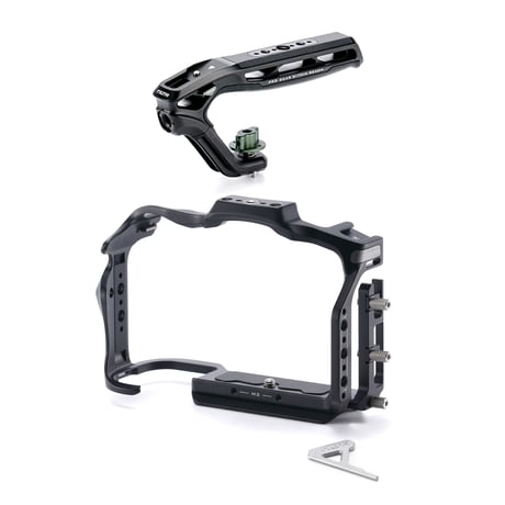 キヤノン EOS R6 Mark III /R5 Mark II用カメラケージ 軽量キット - ブラック (TA-T99-A-B)
