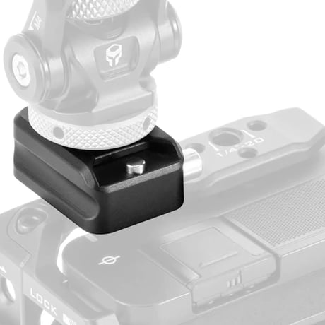 コールドシューレシーバー アダプター Tilta Cold Shoe Receiver Adapter with Locking Pin (TA-CSR2-B)