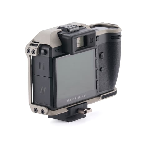 Hasselblad X2D II 100C用カメラケージ ベースキット – ストーングレー (TA-T101-A-STG)