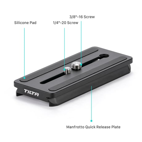 Tilta Manfrotto Universal Quick Release Plate (TA-UQRP-MF) マンフロット ユニバーサル クイックリリースプレート