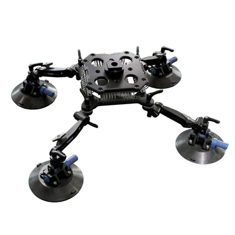 Suction Disc Shock Absorption Cradle Head - V-Mount (TAM-B01-V)