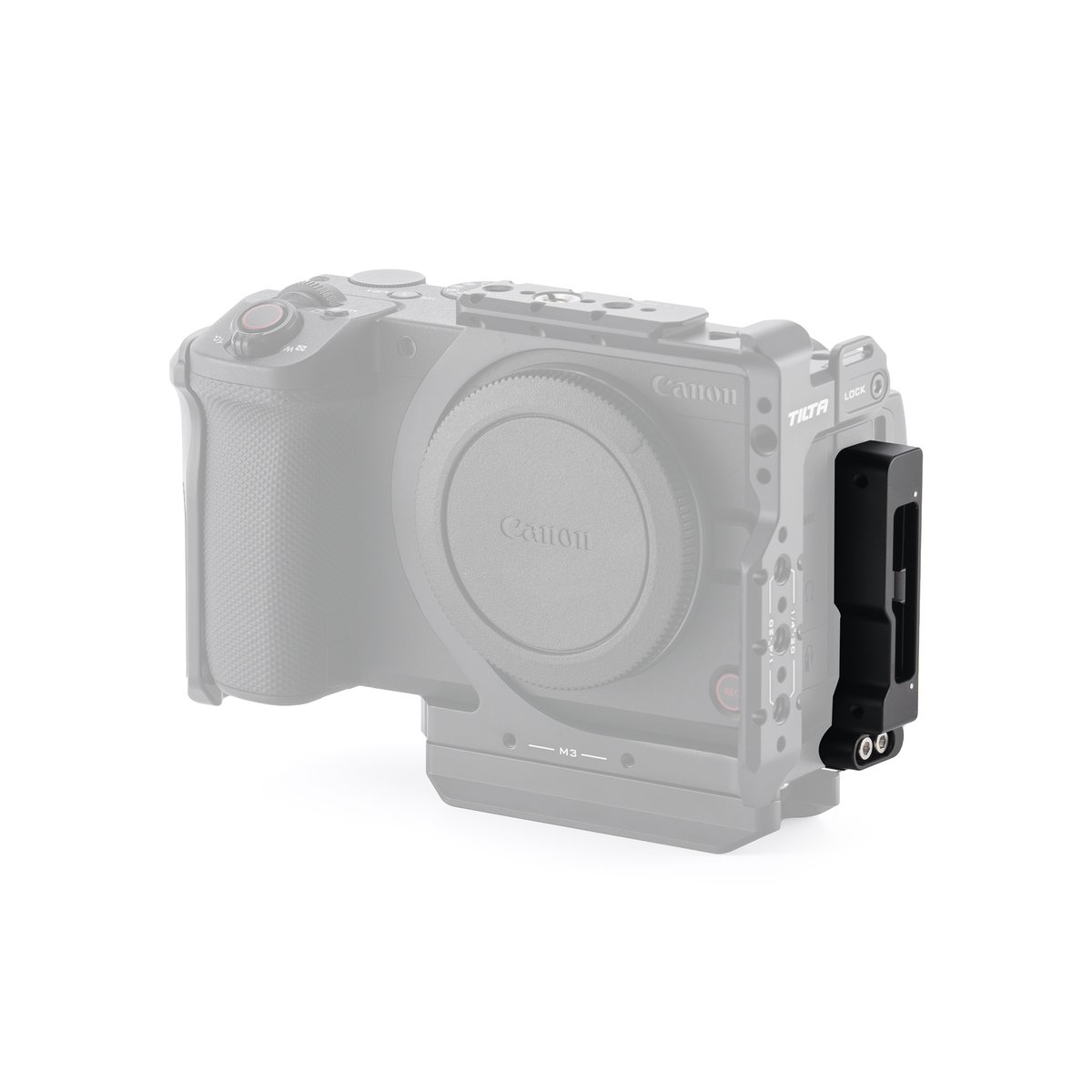 キヤノン EOS R6 Vカメラケージ用HDMIケーブルクランプ (TA-T102-CC-B)