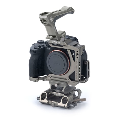 Camera Cage for Sony a7R V Half Cage Pro Kit (TA-T46-B) ハーフケージ、ベースプレート、トップハンドル、NATOレールアタッチメント
