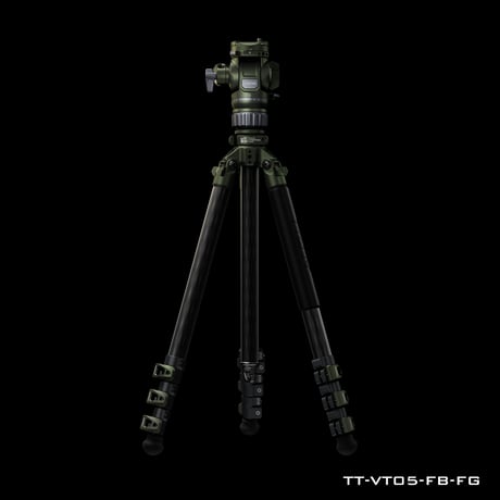 [生産終了] カーボン三脚[VT05] Tilta Travel Video Fluid Head with 3-Stage Carbon Fiber Tripod  Legs (5KG)