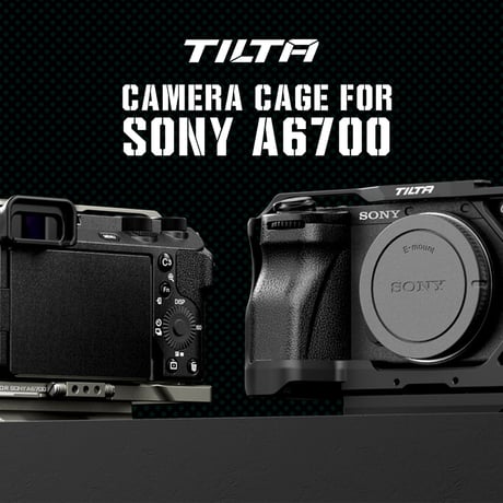 ソニー α6700用フルカメラケージ Full Camera Cage for Sony α6700 (TA-T54-FCC-B/-TG)