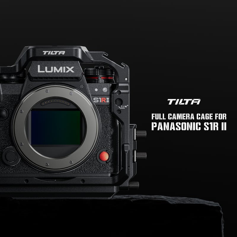 パナソニック LUMIX S1RII用フルカメラケージ (TA-T80-FCC-B) S5II