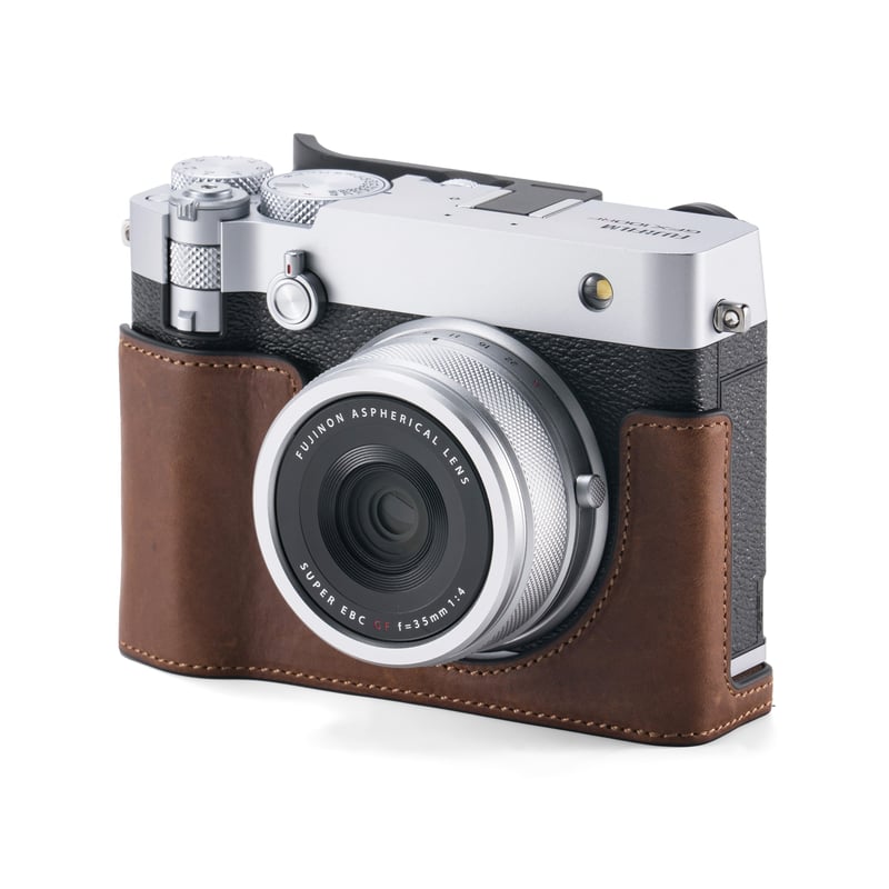 Fujifilm GFX100RF 茶色牛革ハンドル Fujifilm GFX100RF 茶色牛革ハンドル Fujifilm GFX100RF Grip Wood MS