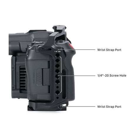 Full Camera Cage for Canon R5/R6/R5C - Black (TA-T32-FCC-B)