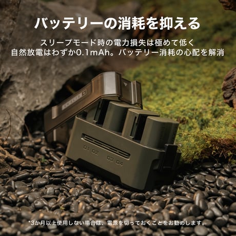 EN-EL15用ポータブル4連充電器 Tilta Portable Charging Station for EN-EL15 (4 Channel) - Green (TBC-EL15-GN)