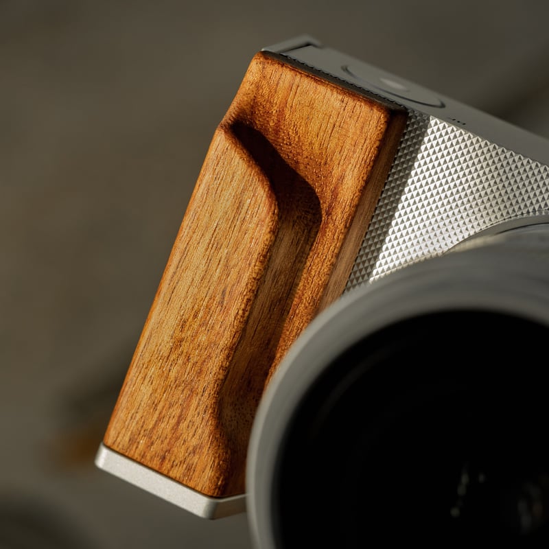 Sigma BF用木製グリップ付き取付ベースプレート Mounting Baseplate w