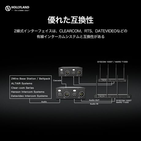 Hollyland 2-Wire to 4-Wire converter (HL-WC01)