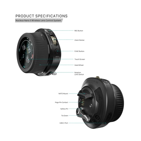 Nucleus Nano II Wireless Lens Control System (WLC-T05) ニュークリアスナノ2 ワイヤレスレンズコントロールシステム
