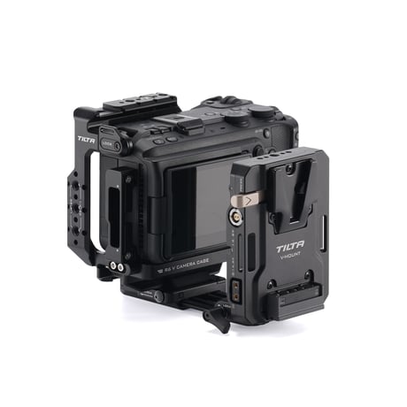 キヤノン EOS R6 V用カメラケージ パワーキット (TA-T102-A-B)  [Vマウントバッテリープレート付属]