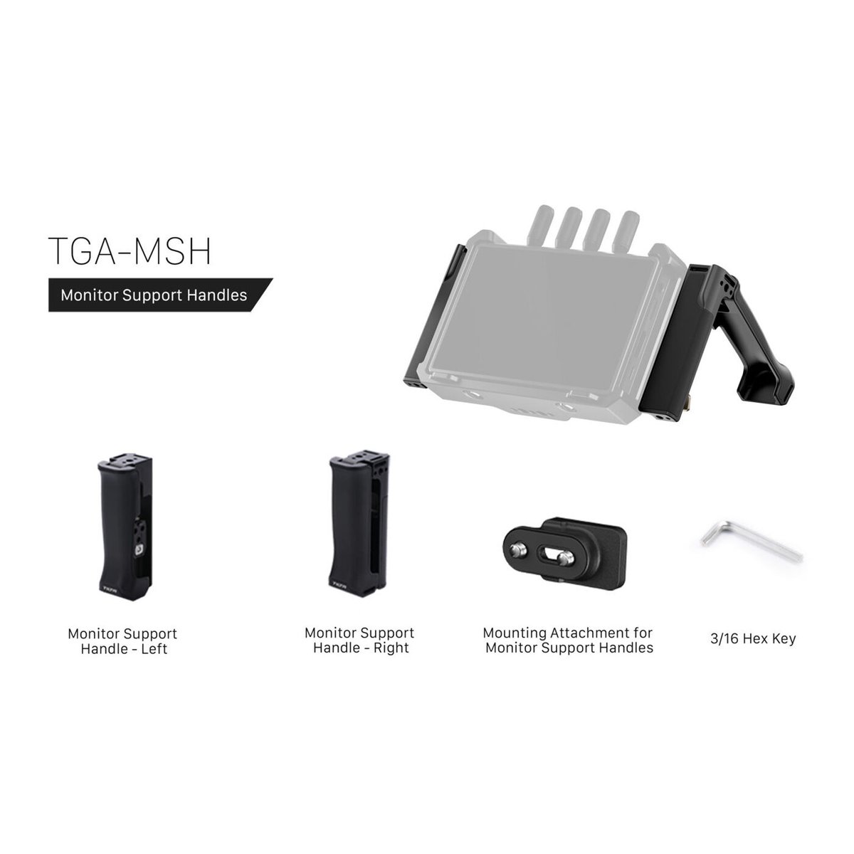 Support Handles for DJI Remote Monitor (TGA-MSH