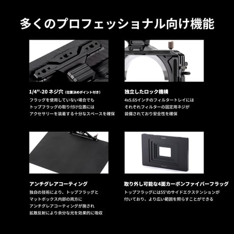 Tilta Mirage Pro Matte Box VND Kit (MB-T17-A) プロキット バリアブルND付
