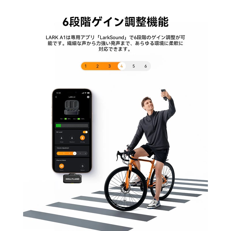 Hollyland Lark A1 Combo ワイヤレスマイク Lark A1(送信機 x2