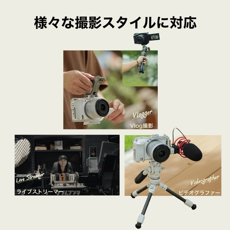 キヤノン EOS R50 V用カメラケージ ベーシックキット Camera Cage for