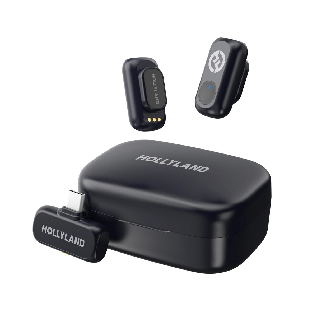 Hollyland Lark A1 Duo ワイヤレスマイク Lark A1(送信機 x2 +