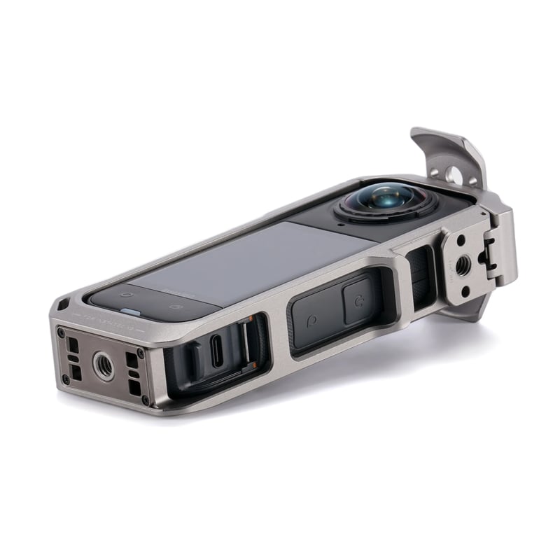 Insta360 X5用フルカメラケージ - Titanium Gray (TA-T90-FC