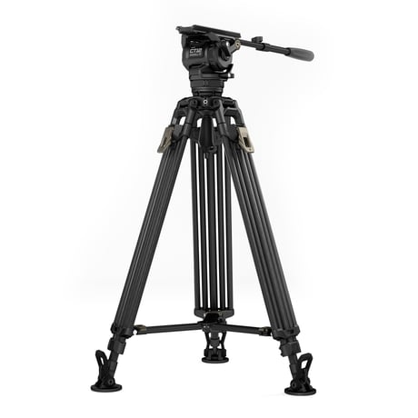 カーボン三脚[CT12] 75mm Cine Fluid Head with 2-Stage One Touch Carbon Fiber Tripod Legs (TT-CT12-75-SG)
