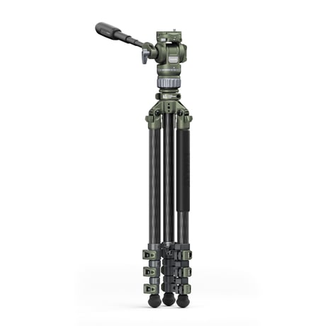 [生産終了] カーボン三脚[VT05] Tilta Travel Video Fluid Head with 3-Stage Carbon Fiber Tripod  Legs (5KG)