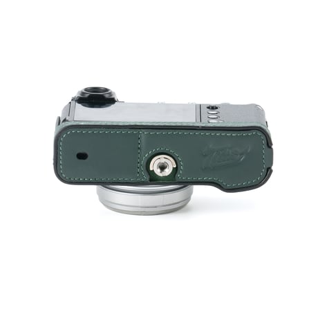 [在庫限り] 富士フイルム X100VI用レザーケース Leather Camera Case for Fujifilm X100VI - Green (TA-T70-LCC-GN)