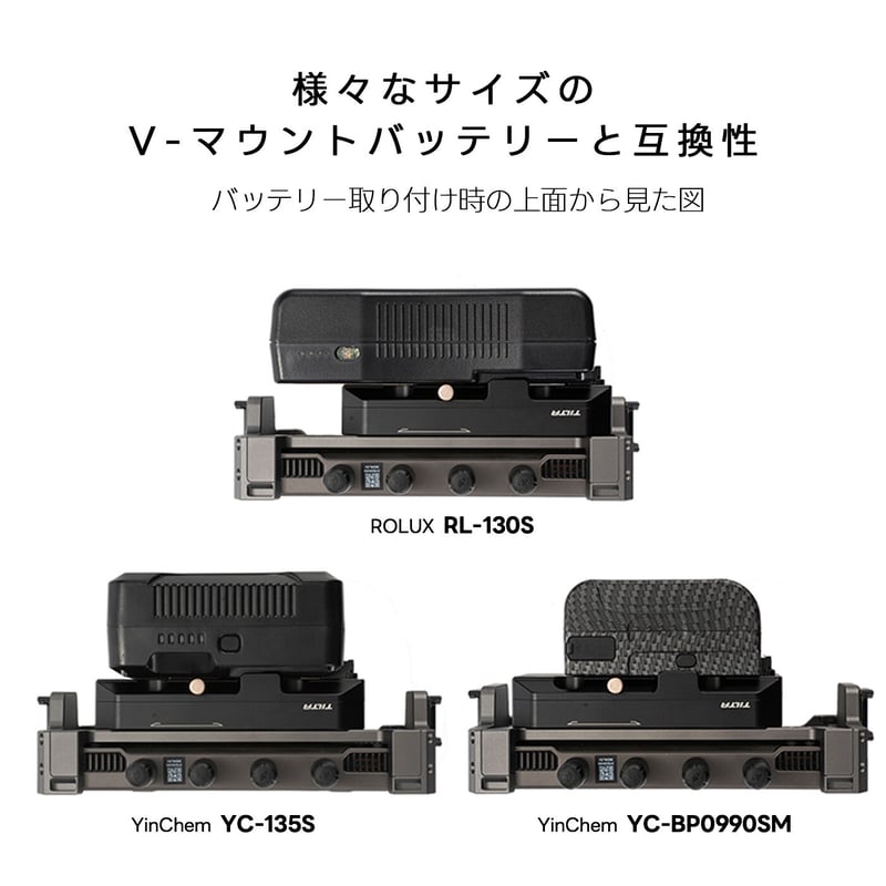 Battery Plate for DJI High-Bright Remote Monito