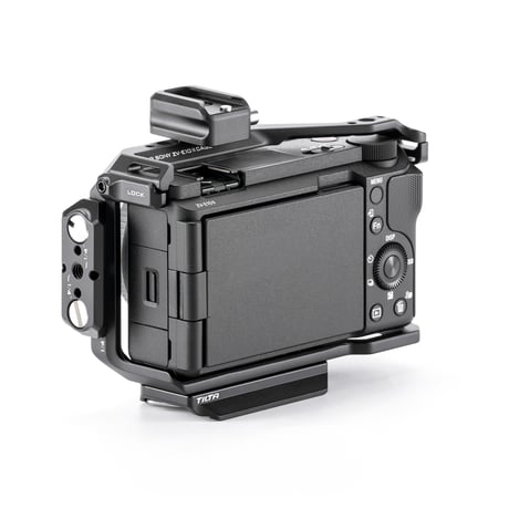 ソニー VLOGCAM ZV-E10 II 用フルカメラケージ (TA-T69-FCC-B) Full Camera Cage for Sony ZV-E10 II