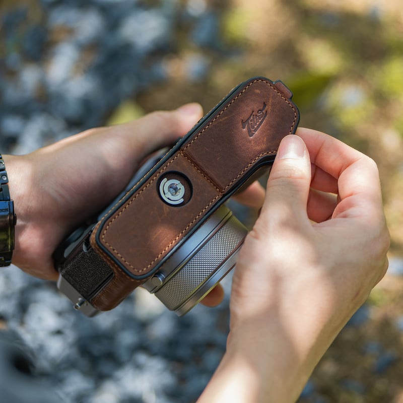 富士フイルム GFX100RF用レザーケース Leather Camera Case (TA-