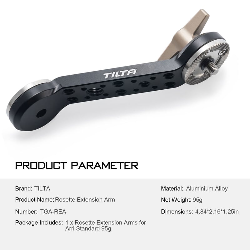 Rosette Extender Arm (TGA-REA) | TILTA ONLINE S