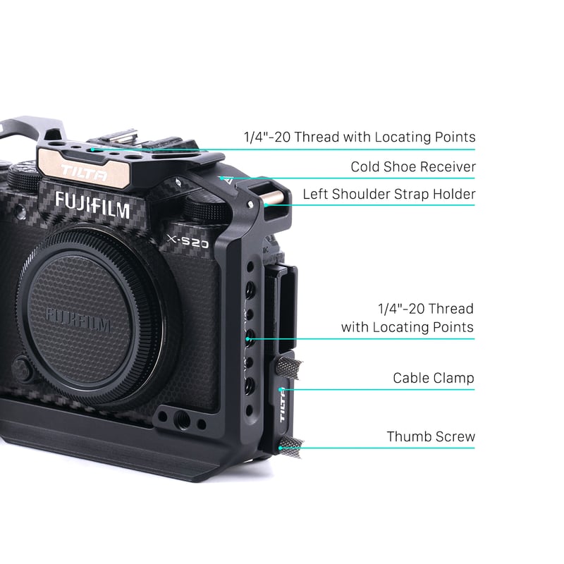 在庫限り】富士フイルム X-S20用ベーシックキット Camera Cage for Fuj