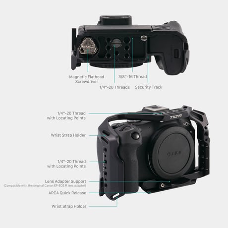 [在庫限り] Full Camera Cage for Canon R8 (TA-T28-FCC) キヤノン EOS R8用フルカメラケージ