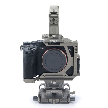 [在庫限り]Camera Cage for Sony a7R V Half Cage Pro Kit (TA-T46-B) ハーフケージ、ベースプレート、トップハンドル、NATOレールアタッチメント