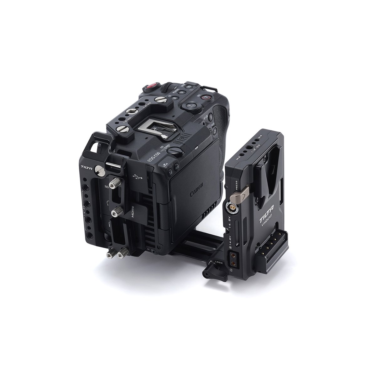 キヤノン EOS C50用 カメラケージ Vマウントプレートキット (TA-T93
