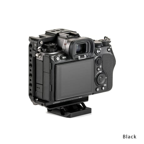 Half Camera Cage for Sony a1  (TA-T23-HCC-B) a1、a7S III、a7R III、a7R IV、a7 III対応ハーフケージ