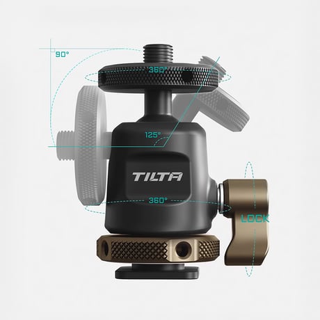 ミニボール雲台 Tilta Mini Ball Head Mount (TA-MBH-1420-B/CS-B)