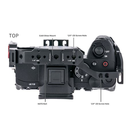Camera Cage for Sony a7 IV Pro Kit - Black (TA-T30-B-B)