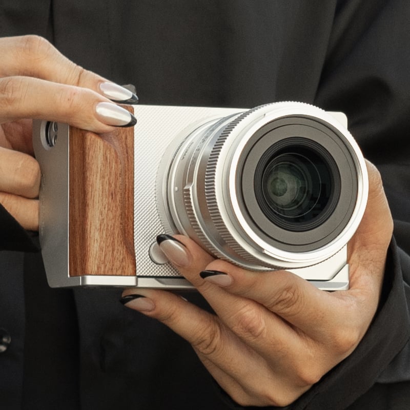 Sigma BF用木製グリップ付き取付ベースプレート Mounting Baseplate w