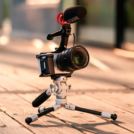 ソニー VLOGCAM ZV-E10 II 用フルカメラケージ (TA-T69-FCC-B) Full Camera Cage for Sony ZV-E10 II