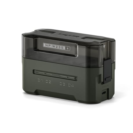 NP-W235用ポータブル4連充電器 Tilta Portable Charging Station for NP-W235 (4 Channel) - Green (TBC-W235-GN)