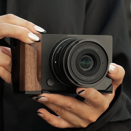 [生産終了]Sigma BF用木製グリップ付き取付ベースプレート Mounting Baseplate with Wooden Grip (TA-T85-WG)
