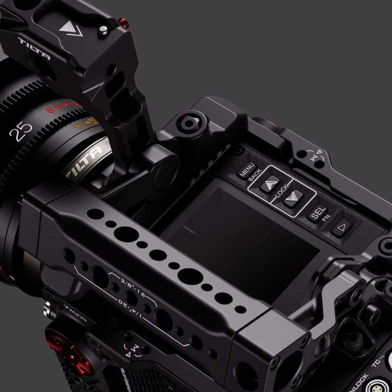 Foldable Top Handle for RED KOMODO-X – Black (T