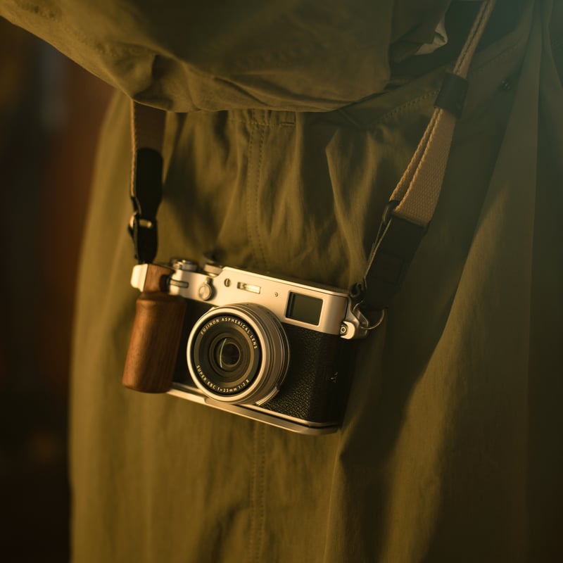 富士フイルム X100VI用カメラケージ トラベルキット Vintage Camera Cag