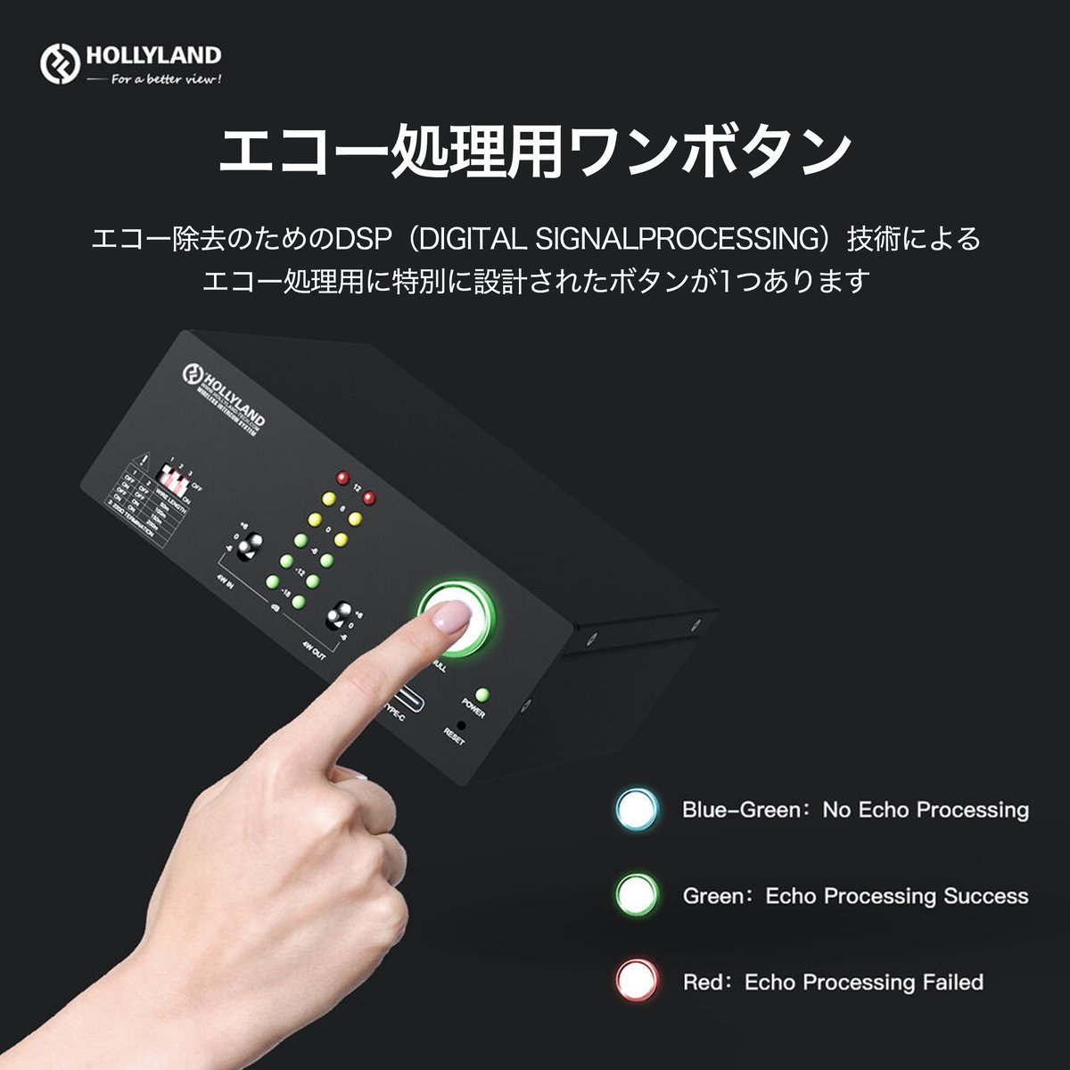 Clear-Com 2ch専用　4線ー3線変換器 Clear Com Interface for 4/2Wire Line