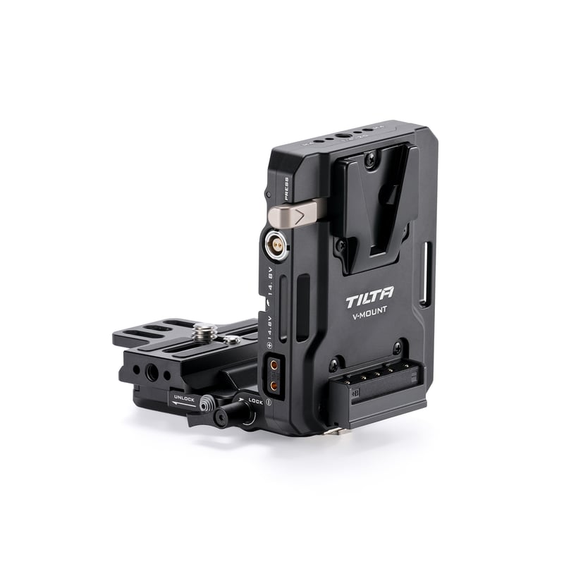 調整式アルカレシーバー付Mini Vマウントバッテリープレート (TA-BTP4K