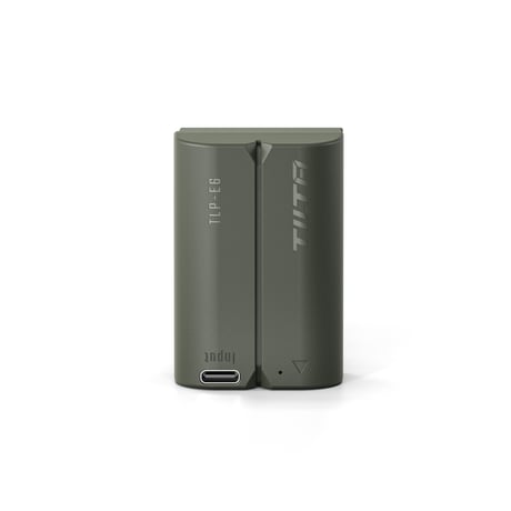 LP-E6P互換USB-C充電式カメラバッテリー Tilta  LP-E6P Battery with USB-C Input (2400mAh) - Green (TLP-E6P-GN)