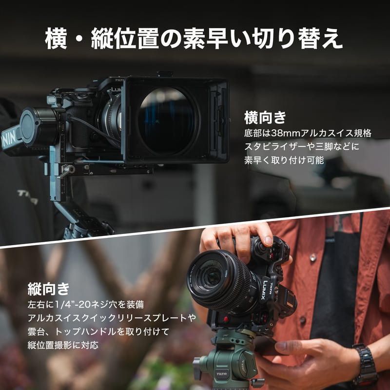 専用ページ　パリタ パナソニック LUMIX S1RII用カメラケージ ベーシックキット