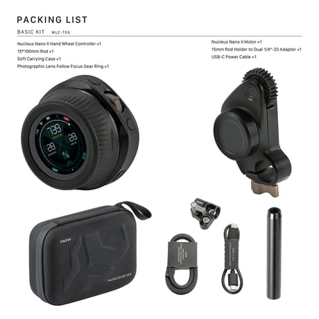 Nucleus Nano II Wireless Lens Control System (WLC-T05) ニュークリアスナノ2 ワイヤレスレンズコントロールシステム