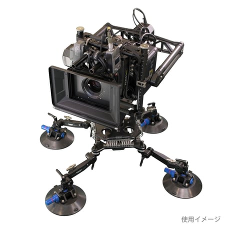 Suction Disc Shock Absorption Cradle Head - V-Mount (TAM-B01-V)