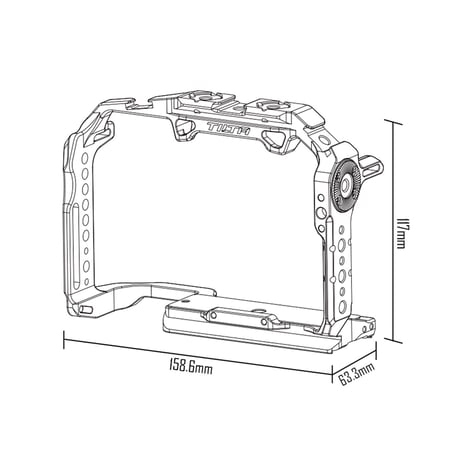 Full Camera Cage for Canon R5/R6/R5C - Black (TA-T32-FCC-B)